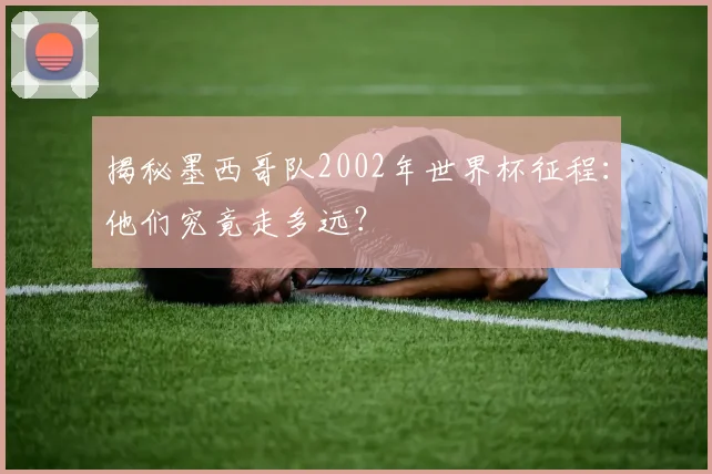 揭秘墨西哥队2002年世界杯征程:他们究竟走多远?